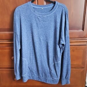 Blue Long Sleeve Sweatshirt